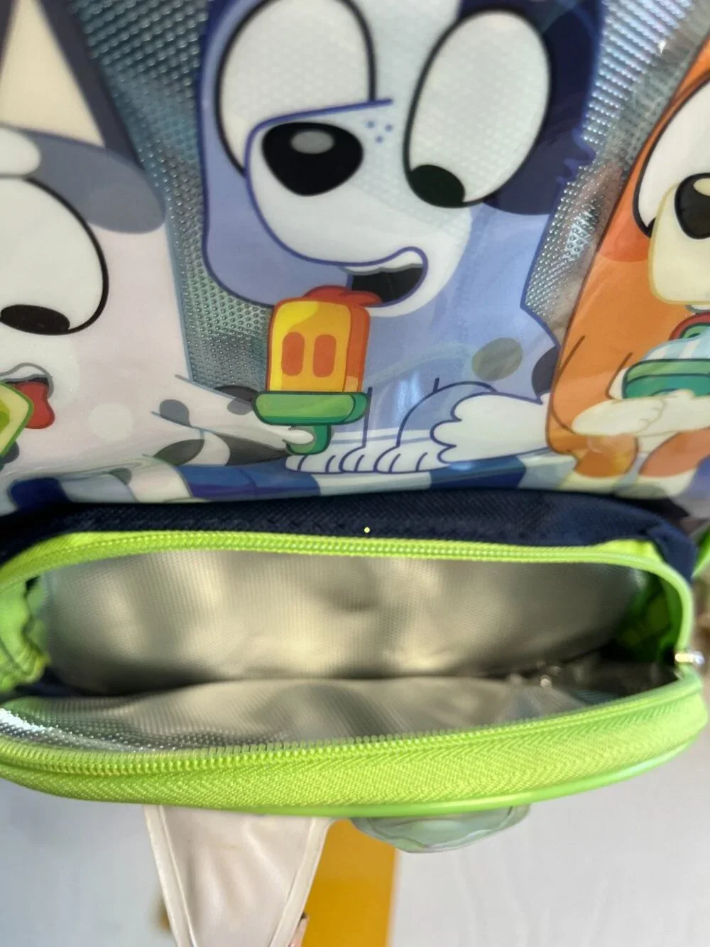 3/$20 Bundle 🌈Bluey Insulated Lunch Bag Popsicle Ice Cream Print Green Navy